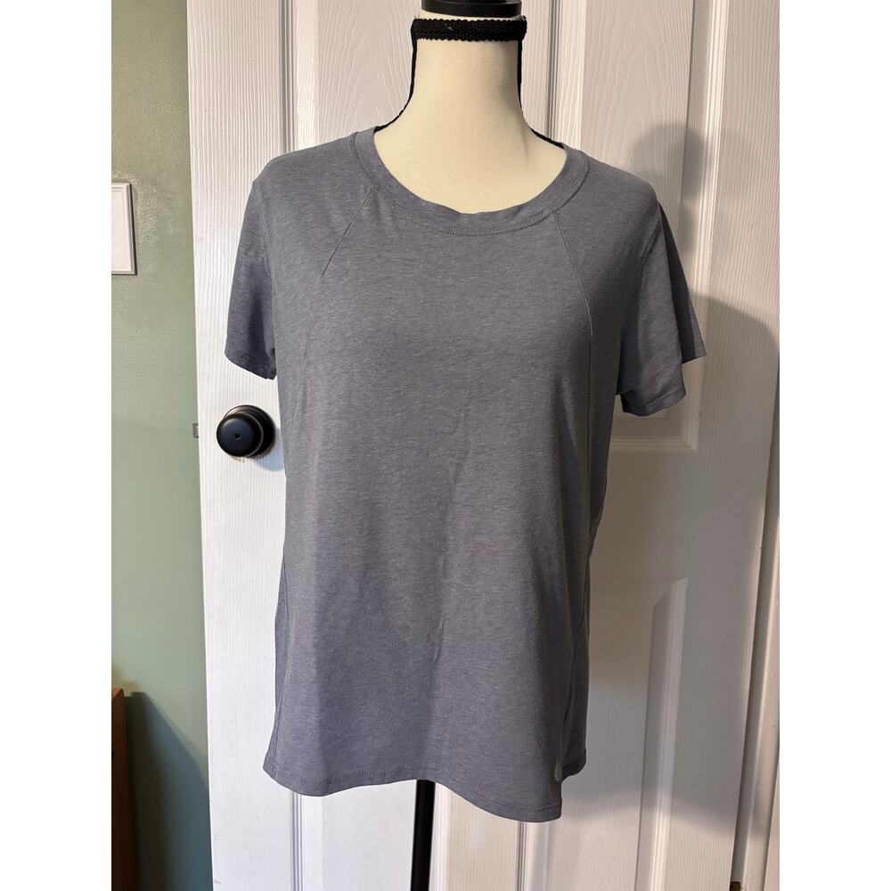 Stio Performance Workout T-Shirt Women's Size Small Blue Short Sleeve Activewear
